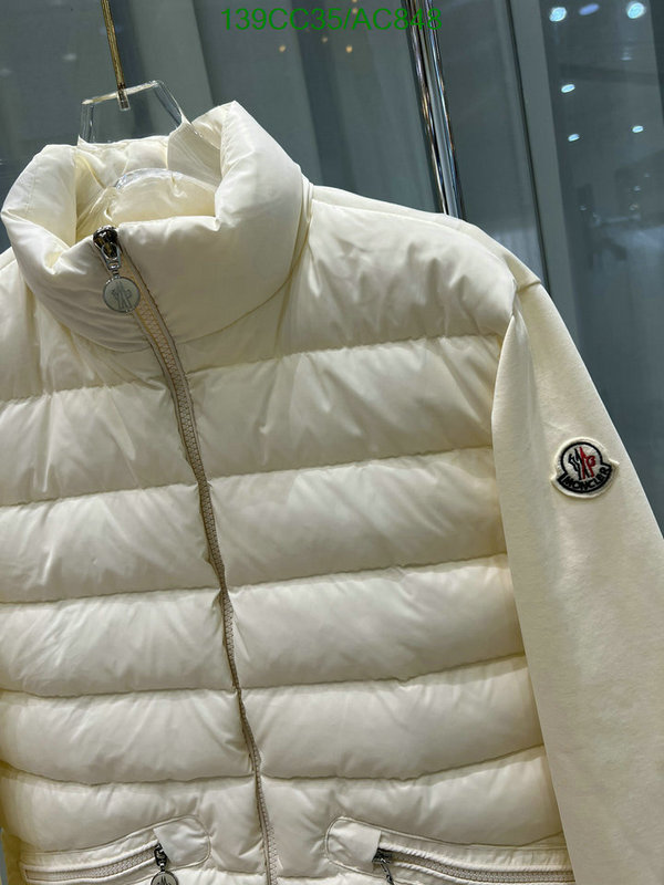 Moncler-Down jacket Women Code: AC848 $: 139USD