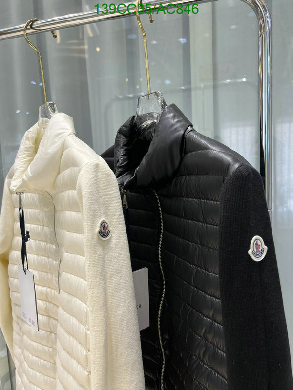 Moncler-Down jacket Women Code: AC846 $: 139USD