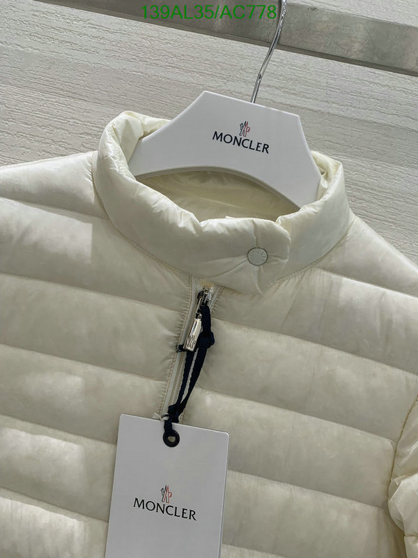 Moncler-Down jacket Women Code: AC778 $: 139USD