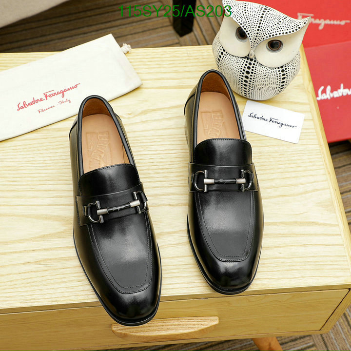 Ferragamo-Men shoes Code: AS203 $: 115USD