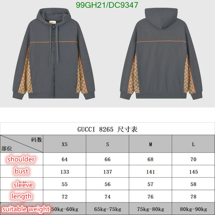 Gucci-Clothing Code: DC9347 $: 99USD