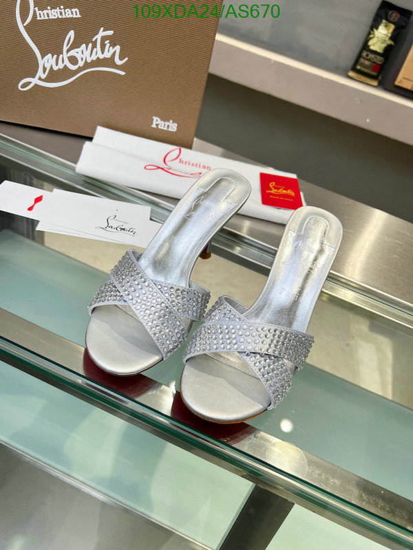 Christian Louboutin-Women Shoes Code: AS670 $: 109USD