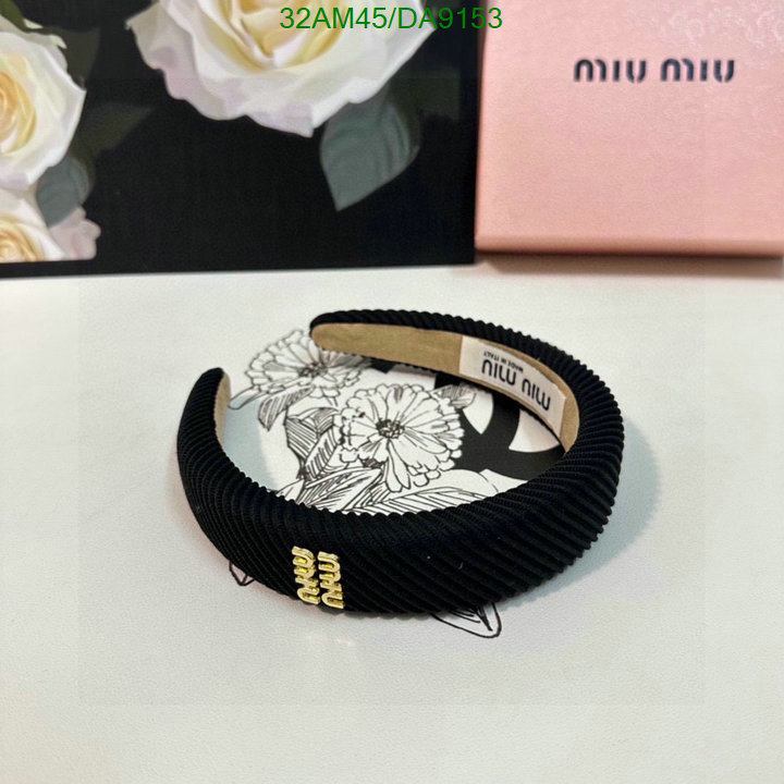 MIU MIU-Headband Code: DA9153 $: 32USD