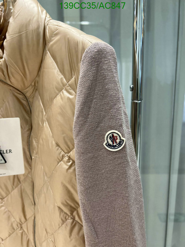 Moncler-Down jacket Women Code: AC847 $: 139USD