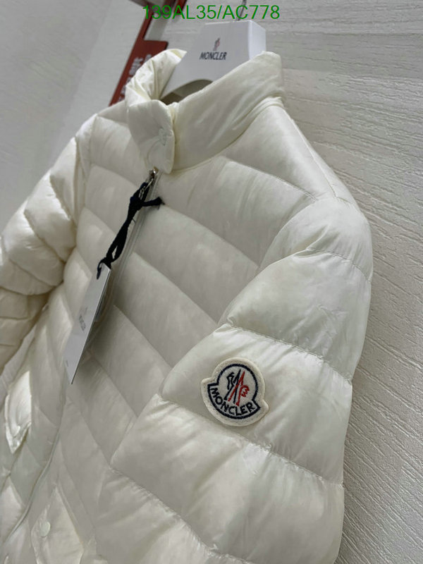 Moncler-Down jacket Women Code: AC778 $: 139USD