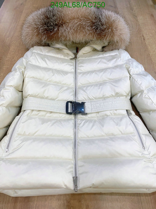 Moncler-Down jacket Women Code: AC750 $: 249USD