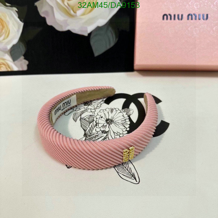 MIU MIU-Headband Code: DA9153 $: 32USD