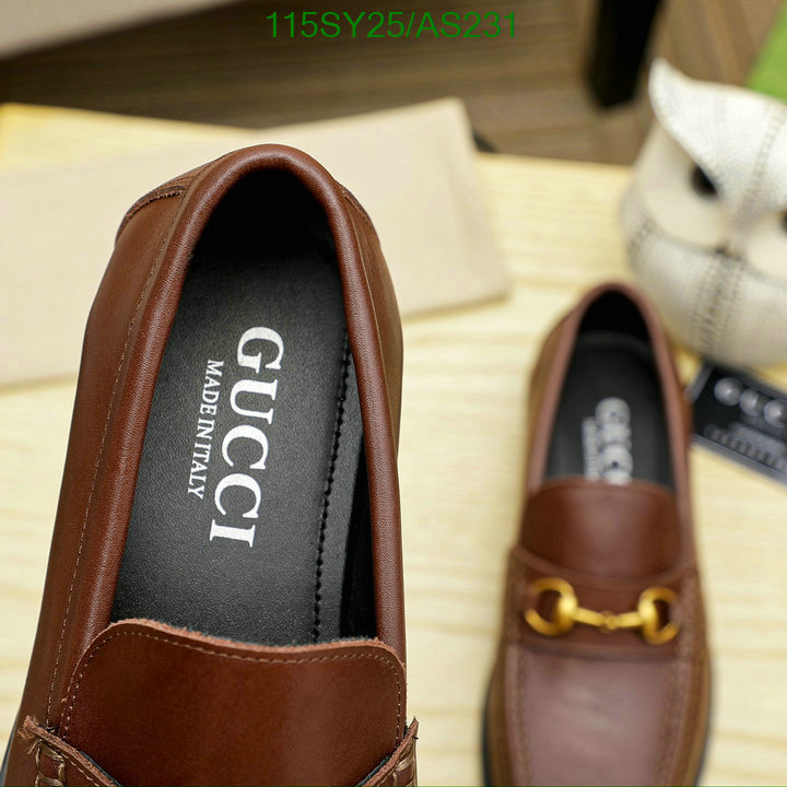 Gucci-Men shoes Code: AS231 $: 115USD