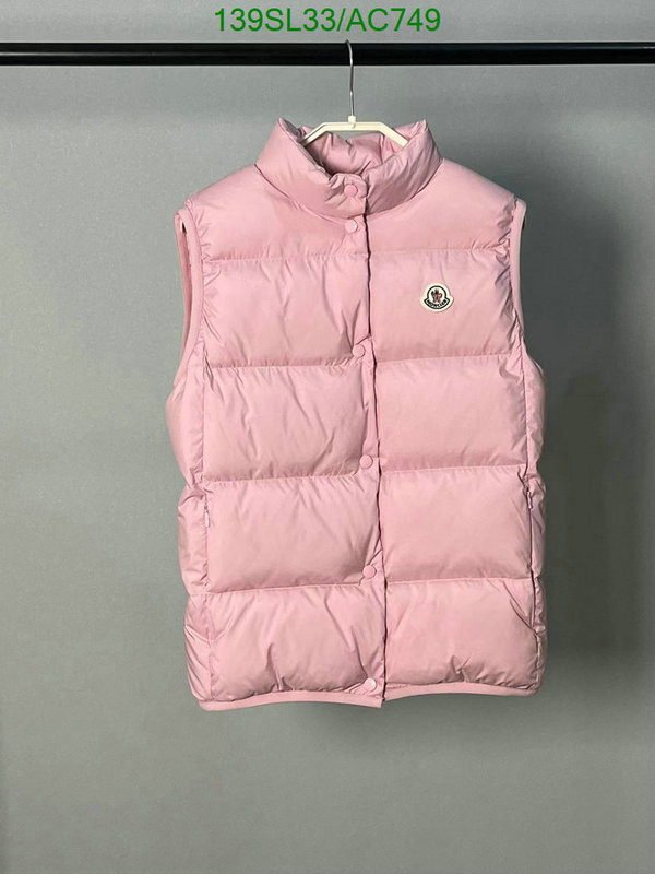 Moncler-Down jacket Women Code: AC749 $: 139USD