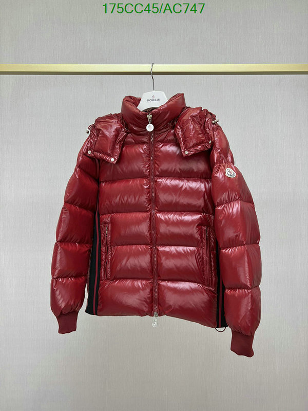 Moncler-Down jacket Men Code: AC747 $: 175USD