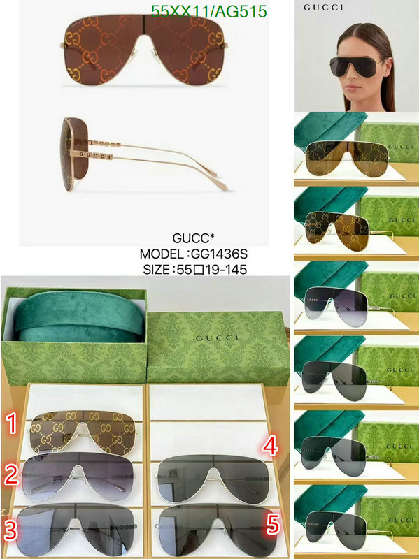 Gucci-Glasses Code: AG515 $: 55USD