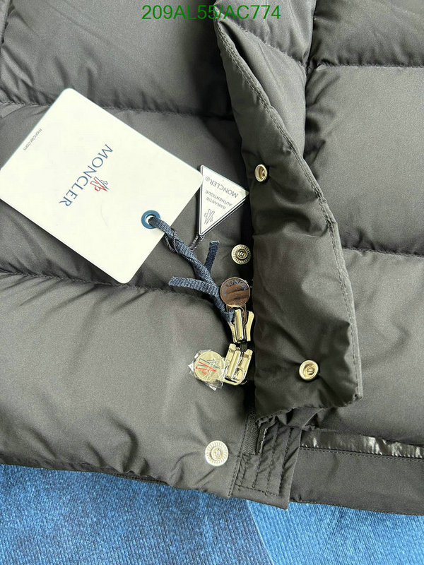 Moncler-Down jacket Men Code: AC774 $: 209USD