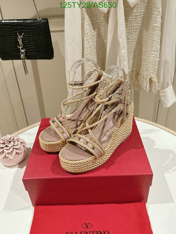 Valentino-Women Shoes Code: AS650 $: 125USD