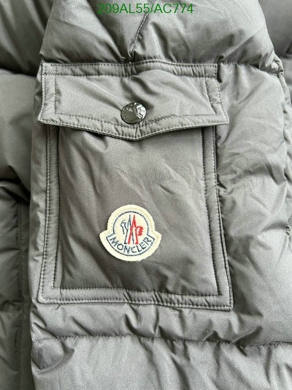 Moncler-Down jacket Men Code: AC774 $: 209USD