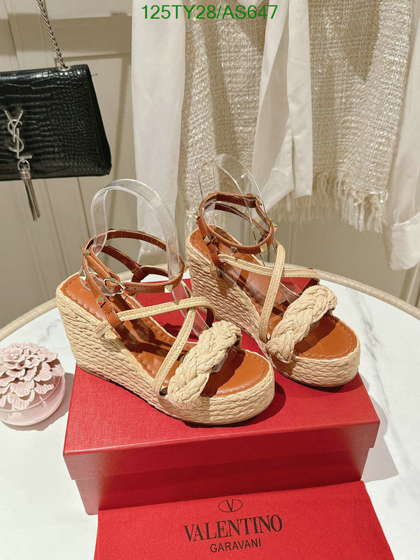 Valentino-Women Shoes Code: AS647 $: 125USD