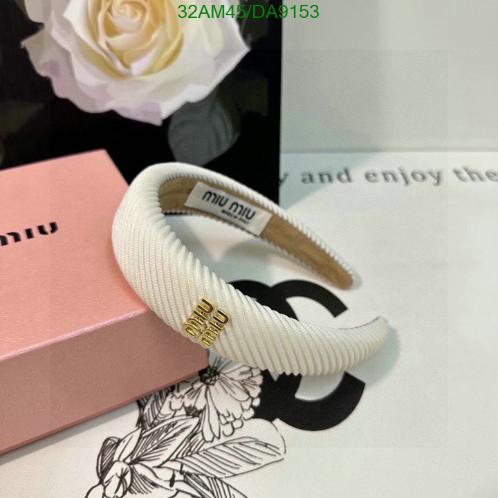 MIU MIU-Headband Code: DA9153 $: 32USD