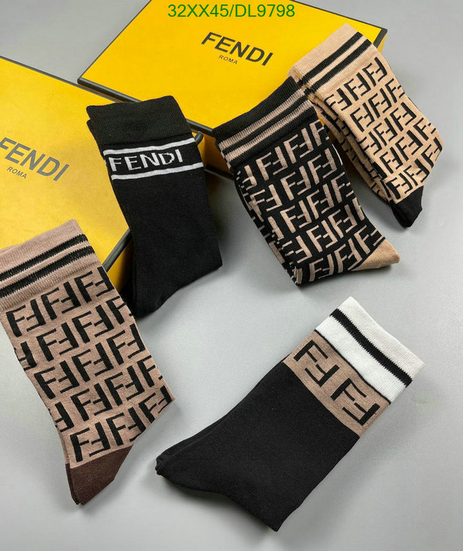 Fendi-Sock Code: DL9798 $: 32USD