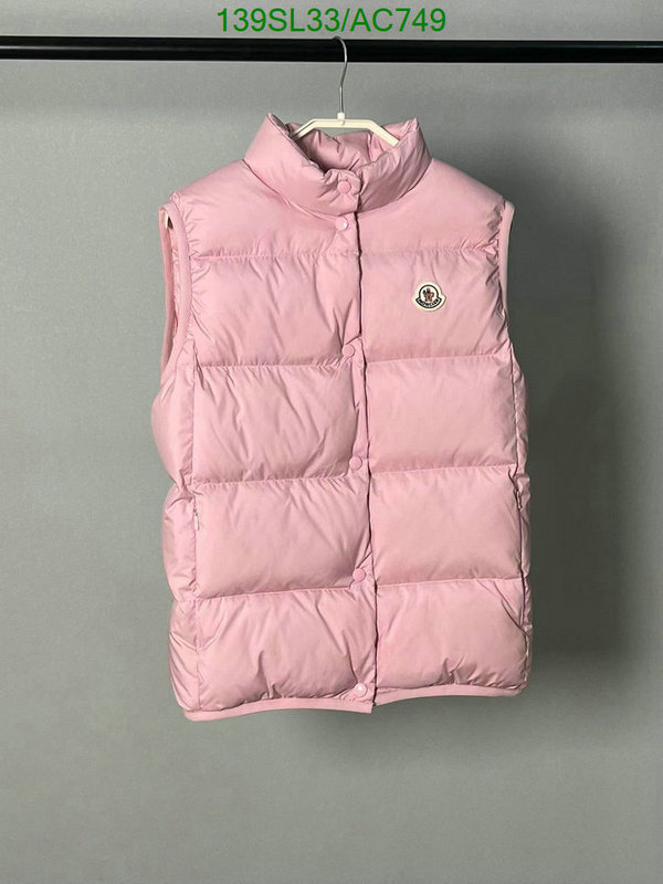 Moncler-Down jacket Women Code: AC749 $: 139USD