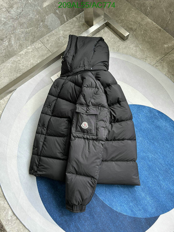 Moncler-Down jacket Men Code: AC774 $: 209USD