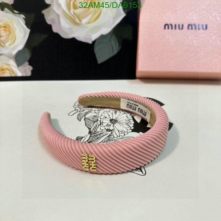 MIU MIU-Headband Code: DA9153 $: 32USD