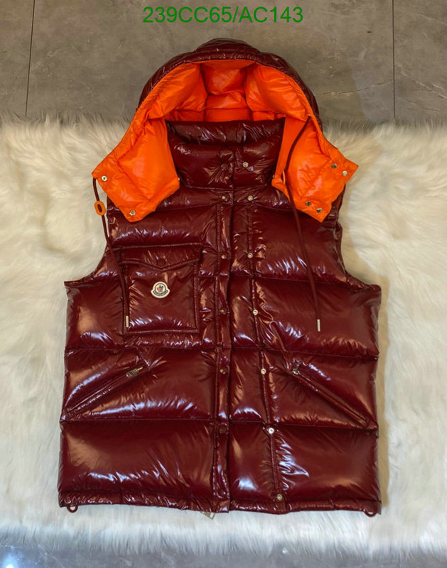 Moncler-Down jacket Men Code: AC143 $: 239USD