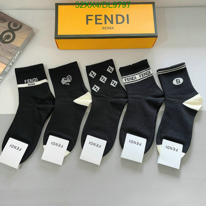 Fendi-Sock Code: DL9797 $: 32USD