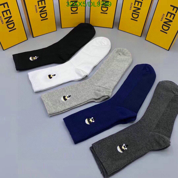 Fendi-Sock Code: DL9799 $: 32USD