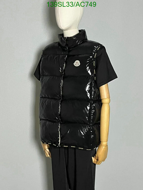 Moncler-Down jacket Women Code: AC749 $: 139USD