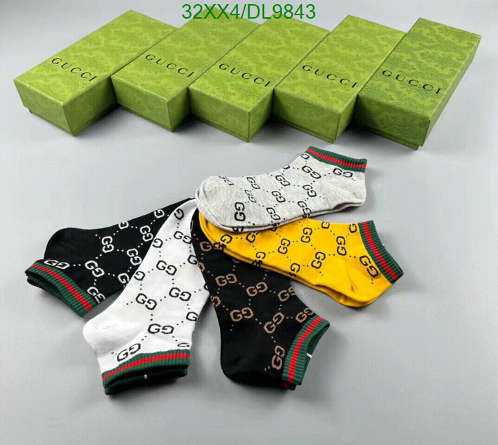 Gucci-Sock Code: DL9843 $: 32USD