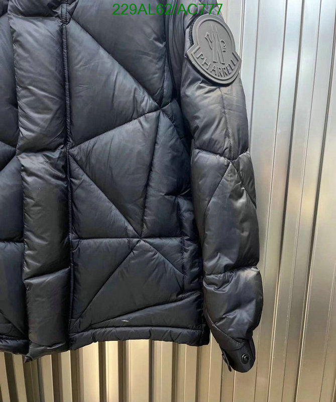 Moncler-Down jacket Men Code: AC777 $: 229USD