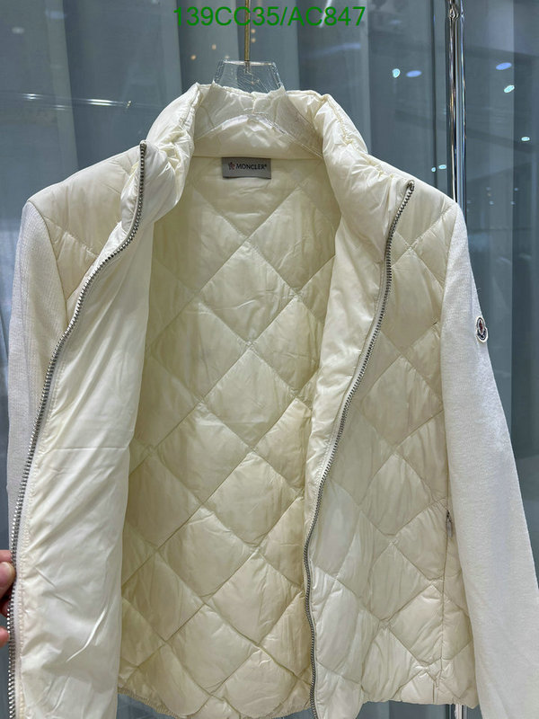 Moncler-Down jacket Women Code: AC847 $: 139USD