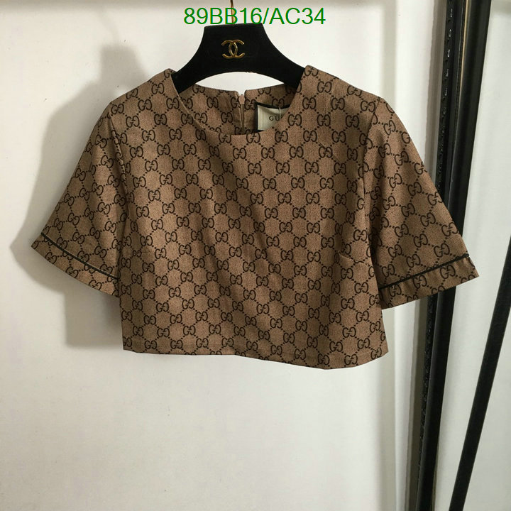 Gucci-Clothing Code: AC34 $: 89USD