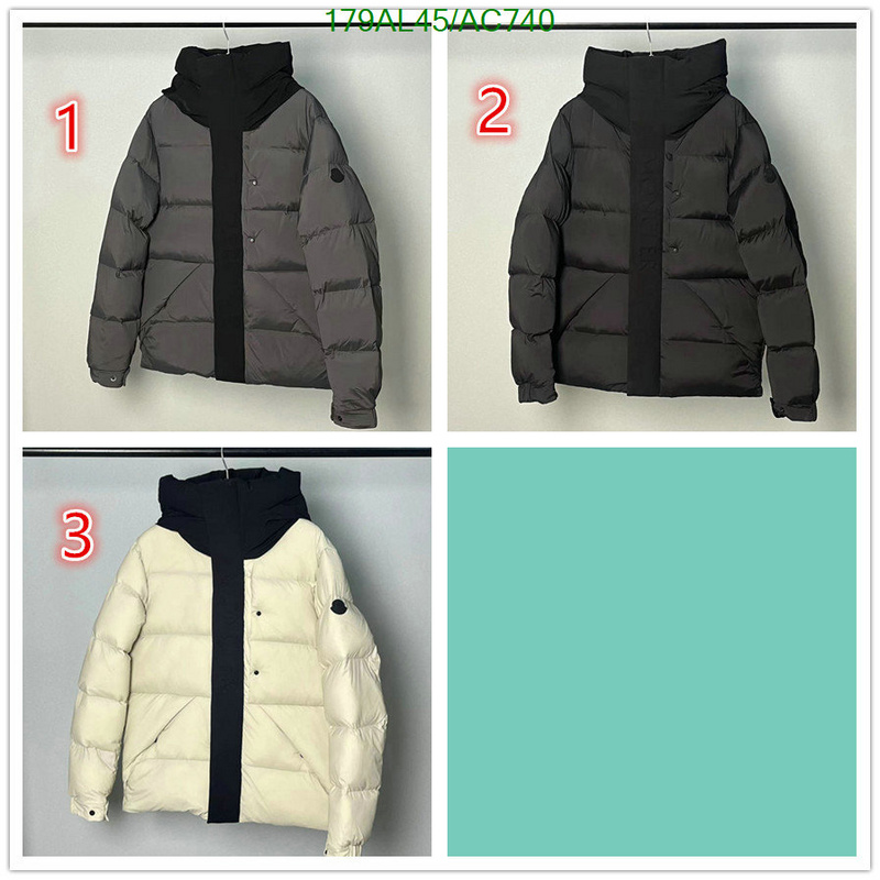 Moncler-Down jacket Men Code: AC740 $: 179USD