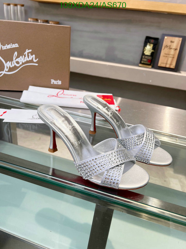 Christian Louboutin-Women Shoes Code: AS670 $: 109USD