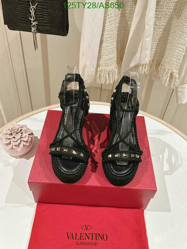 Valentino-Women Shoes Code: AS650 $: 125USD