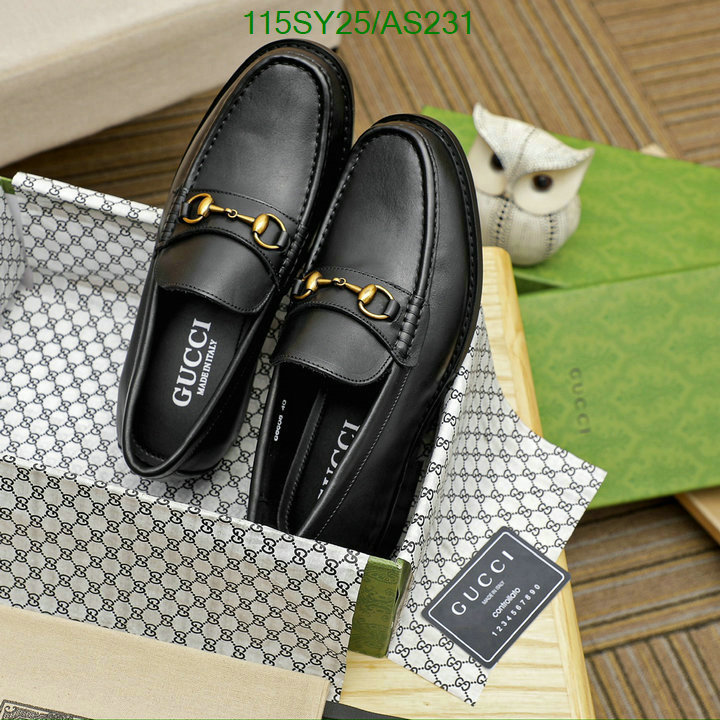 Gucci-Men shoes Code: AS231 $: 115USD