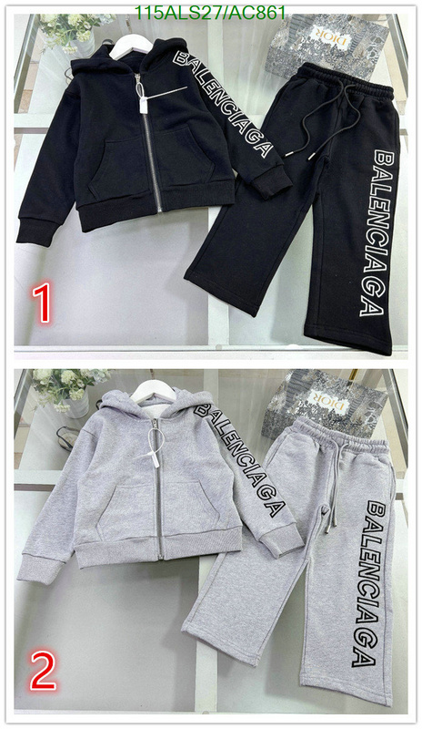 Balenciaga-Kids clothing Code: AC861 $: 115USD