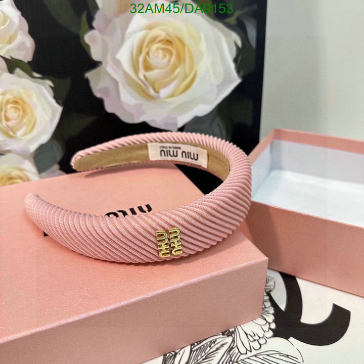 MIU MIU-Headband Code: DA9153 $: 32USD