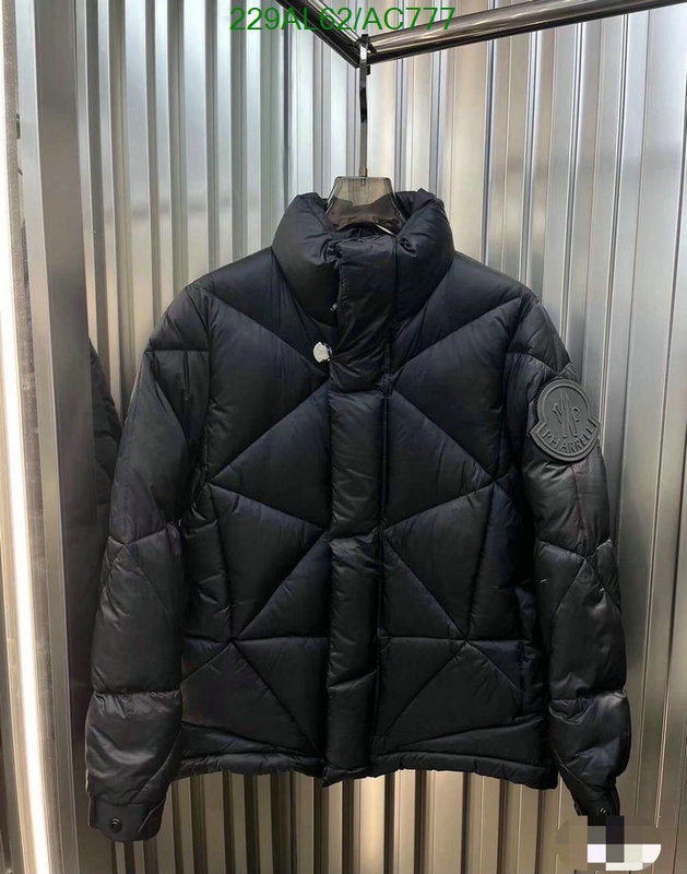 Moncler-Down jacket Men Code: AC777 $: 229USD