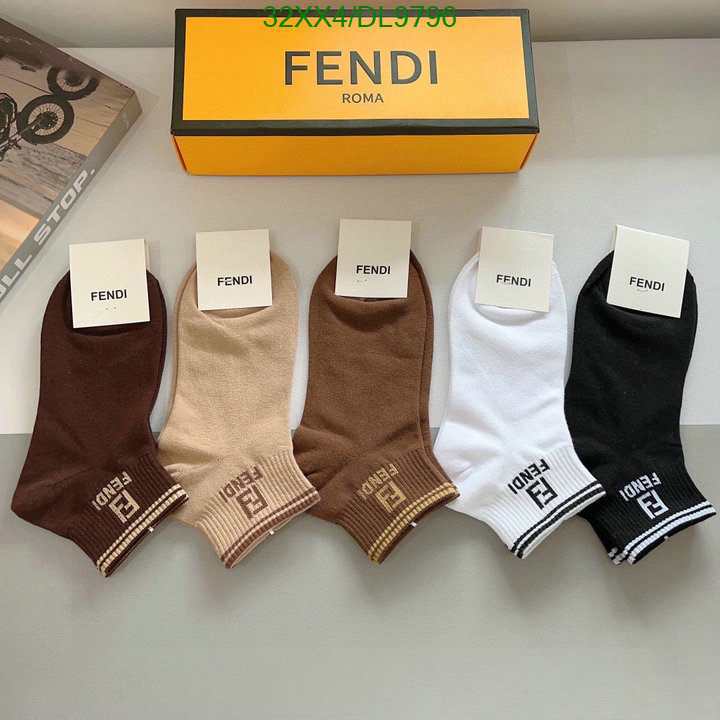 Fendi-Sock Code: DL9796 $: 32USD