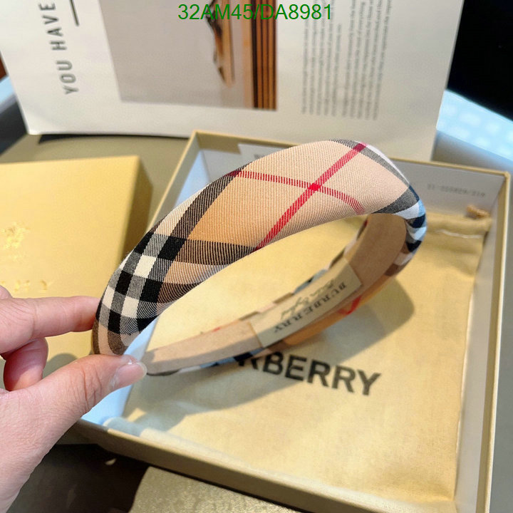 Burberry-Headband Code: DA8981 $: 32USD