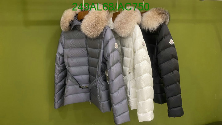 Moncler-Down jacket Women Code: AC750 $: 249USD