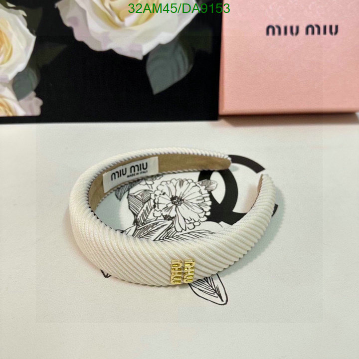 MIU MIU-Headband Code: DA9153 $: 32USD