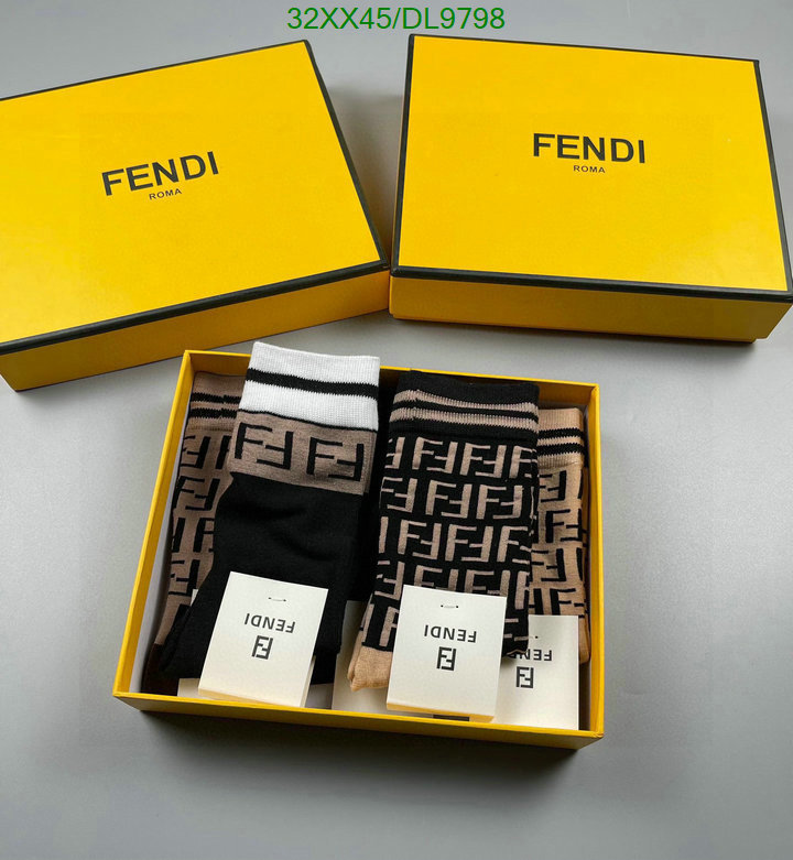 Fendi-Sock Code: DL9798 $: 32USD