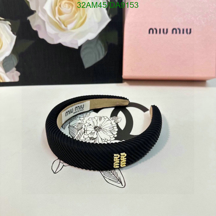 MIU MIU-Headband Code: DA9153 $: 32USD