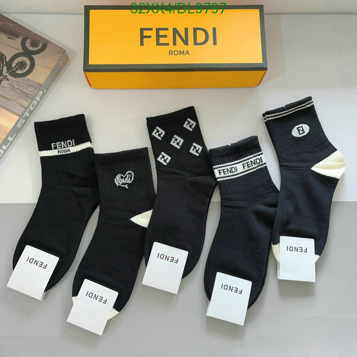 Fendi-Sock Code: DL9797 $: 32USD