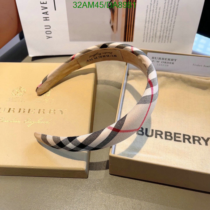 Burberry-Headband Code: DA8981 $: 32USD