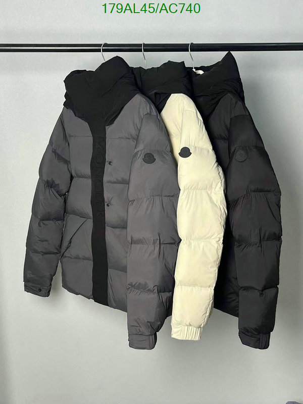 Moncler-Down jacket Men Code: AC740 $: 179USD