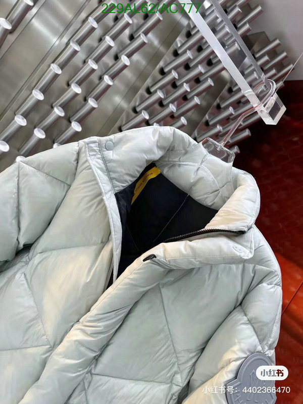 Moncler-Down jacket Men Code: AC777 $: 229USD