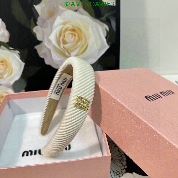 MIU MIU-Headband Code: DA9153 $: 32USD